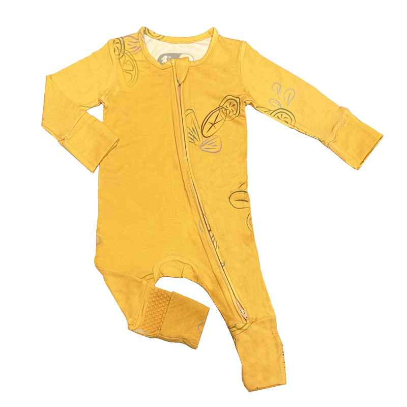 (Bundle of 4) The Cotton Tale Bamboo Baby Zip Pyjamas (Printed) *Choose Colours on site (0-36M)
